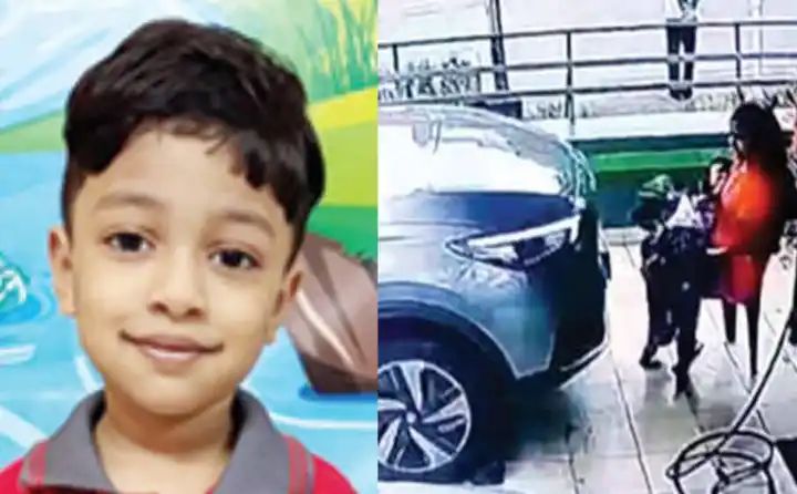 പുതിയകാറില്‍ ആദ്യയാത്ര; മറ്റൊരു കാര്‍ പാഞ്ഞുകയറിയത് അയാൻഷ് അമ്മയുടെ മടിയിലിരുന്ന് പാലുകുടിക്കുന്നതിനിടെ