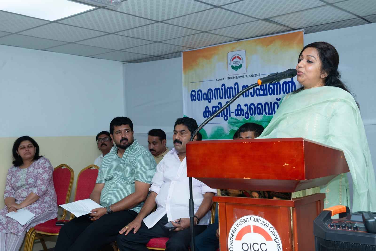 മറിയ ഉമ്മൻ ചാണ്ടിയുമൊത്ത് സ്നേഹ വിരുന്നൊരുക്കി ഒഐസിസി കുവൈറ്റ്