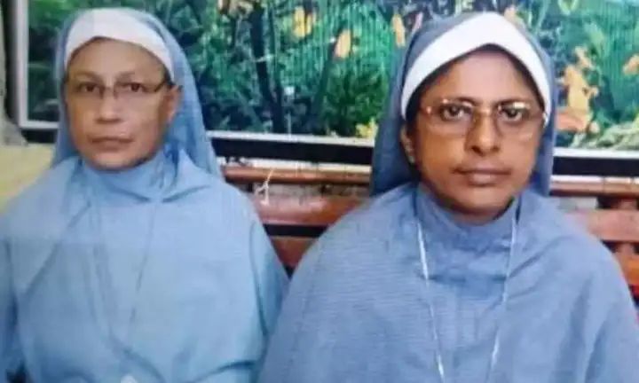 മനുഷ്യക്കടത്ത് ആരോപിച്ച്‌ ഛത്തീസ്ഗഡില്‍ രണ്ട് മലയാളി കന്യാസ്ത്രീകള്‍ അറസ്റ്റില്‍