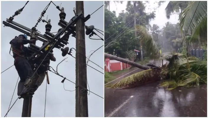 കാലവര്‍ഷം; കെഎസ്‌ഇബിക്ക് വൻനാശനഷ്ടം, തകര്‍ന്നത് പതിനായിരത്തിലധികം ഇലക്‌ട്രിക് പോസ്റ്റുകള്‍, 120 കോടിയുടെ നഷ്ടം